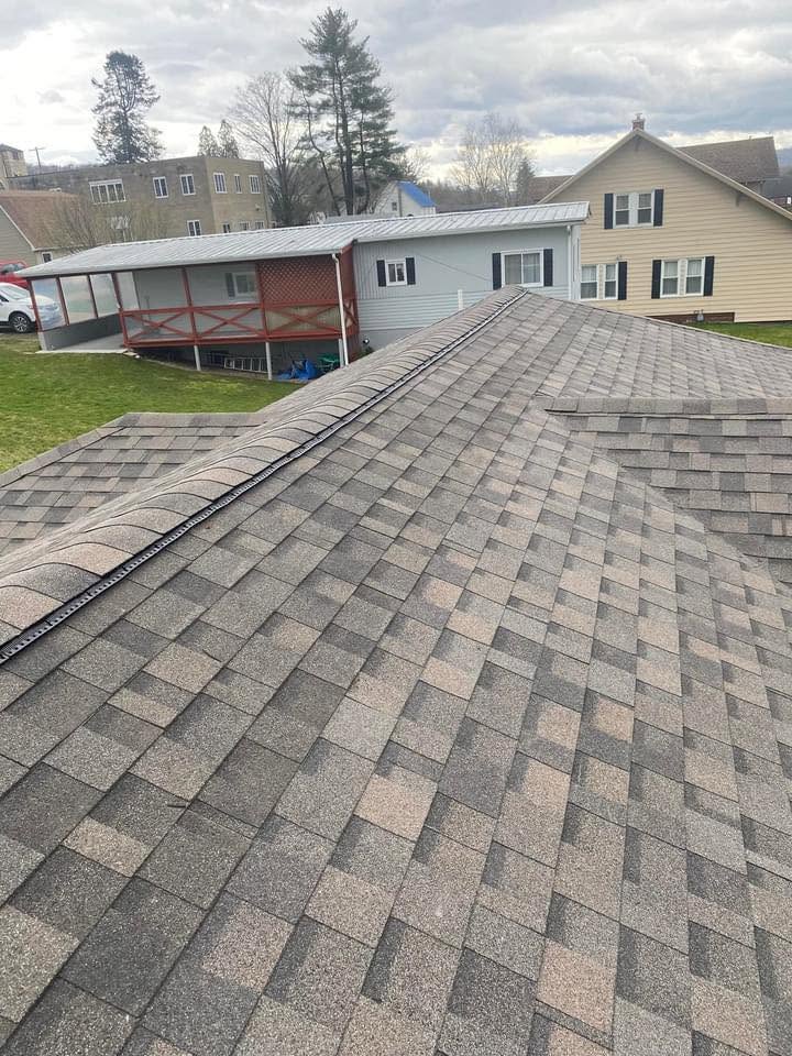 Roofing project by Taylor Roofing Co., Bradford PA