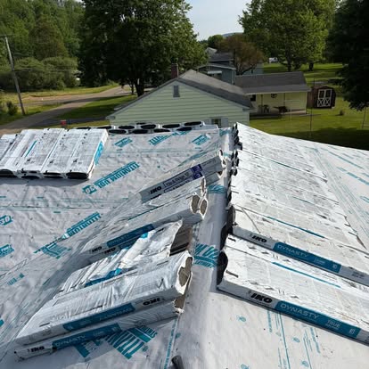 Roof repair work by Taylor Roofing Co.